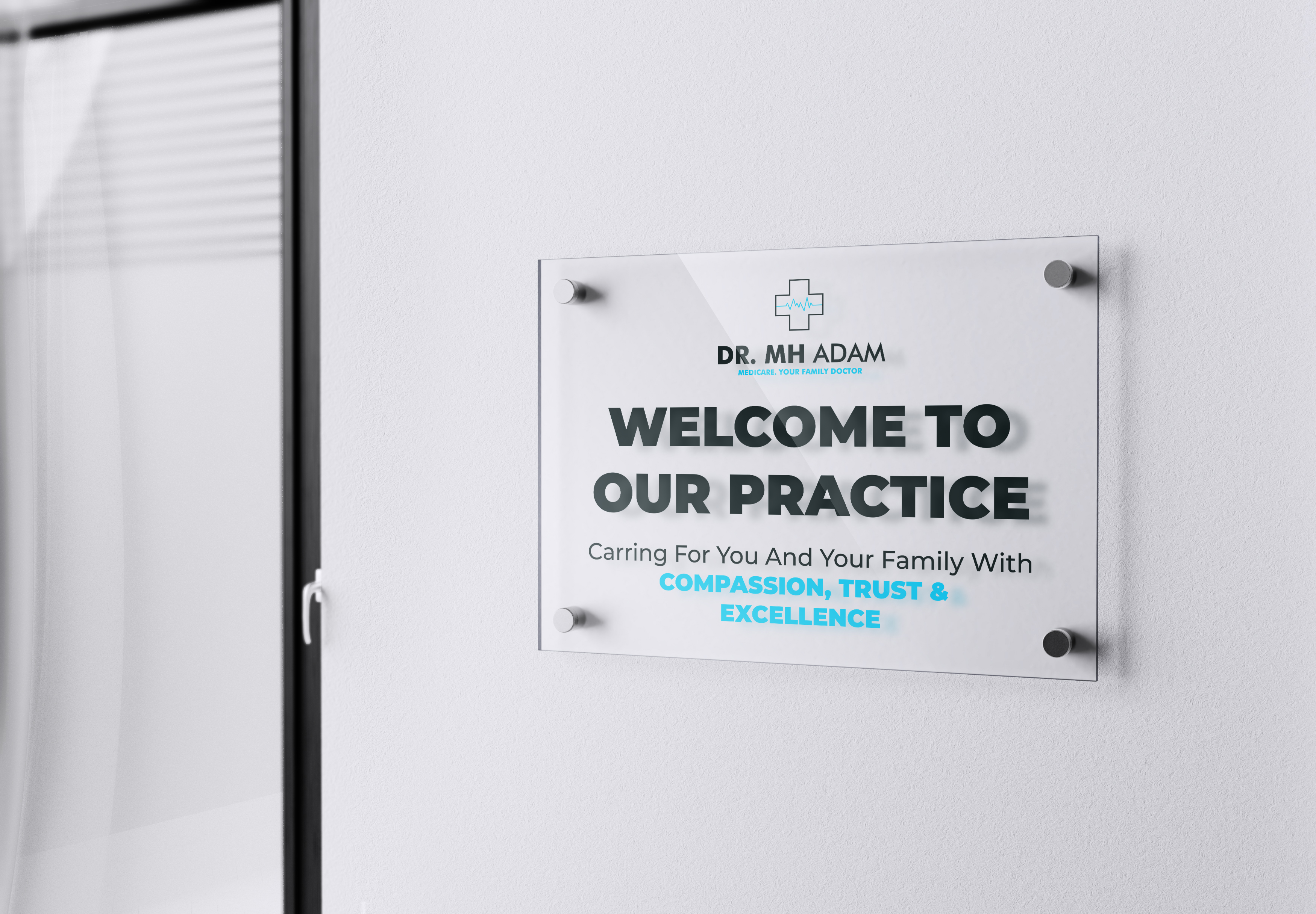Dr MH Adams final brand identity