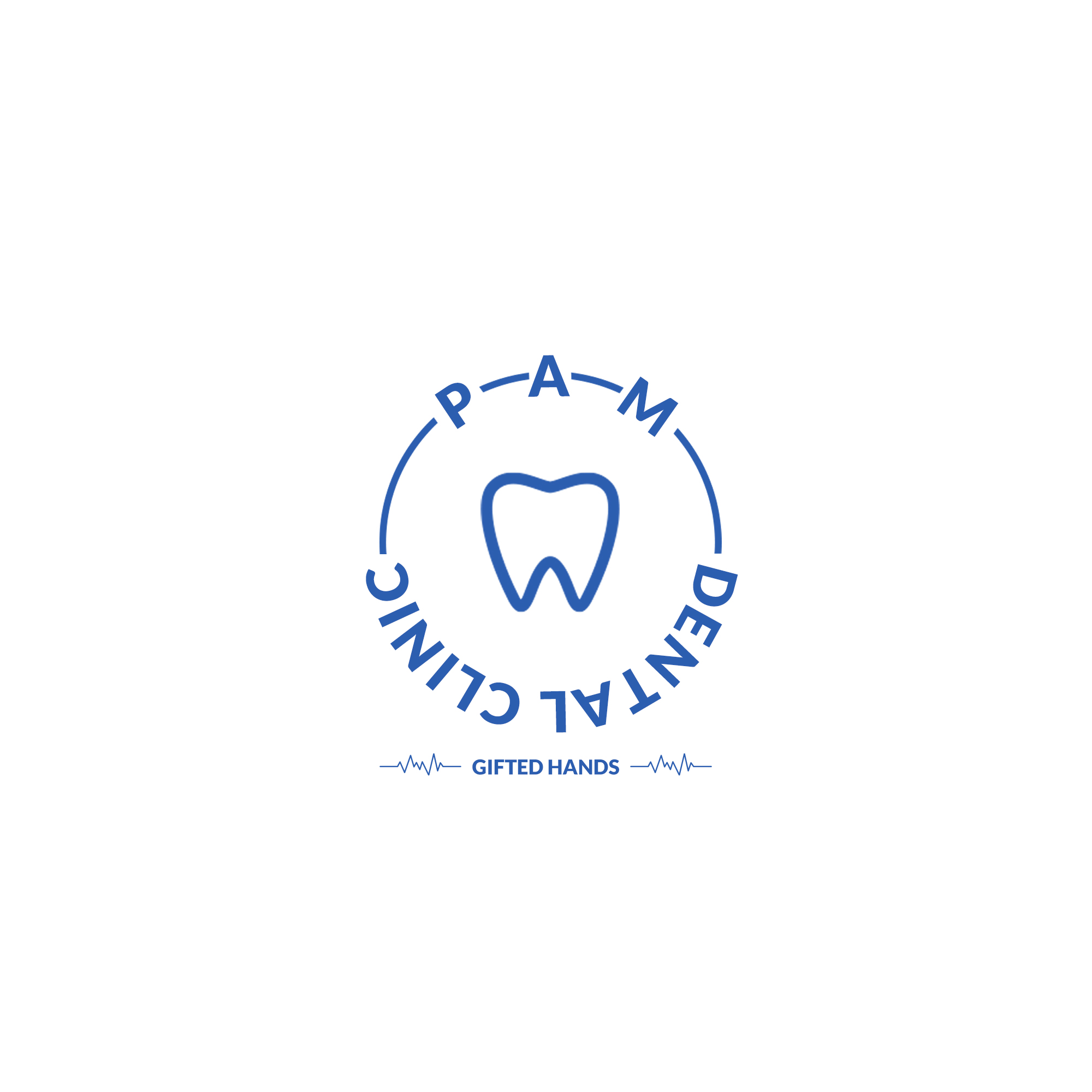 Pam Dental Clinic logo design